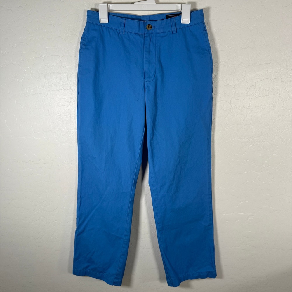 Vineyard Vines Chino Pants Mens 30x30 Blue Cotton Breaker Pants Casual Preppy